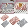 thumbnail image 2 of 2Pcs Hamster Winter Bed Cushion Rabbit House Play Mat Bed Pad Cage Accessories Warm Anti-Scratch Bedding for Squirrels, 2 of 10