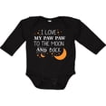 thumbnail image 3 of Inktastic I Love My Paw Paw To The Moon and Back Boys or Girls Long Sleeve Baby Bodysuit, 3 of 5