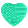 thumbnail image 2 of Love Heart Wash Cosmetic Brushes Cleaner Silicone Makeup Tool Cleaning Scrubber, 2 of 10