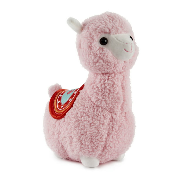 Way To Celebrate Valentine's Day Medium Plush Pink Llama 