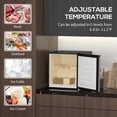 thumbnail image 3 of Minicongelador HOMCOM 32L compacto vertical con estantes extraíbles, 3 of 9