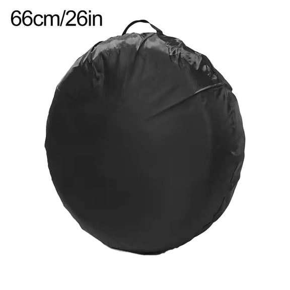 Polyester Car Spare Tire Cover Protector for 13 - 20 Inch Tires in Red and Gray