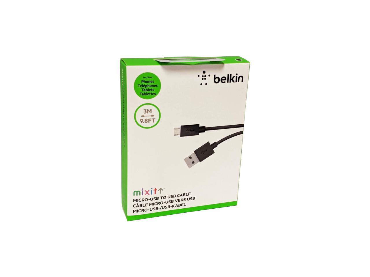 Belkin MIXIT? Micro USB ChargeSync Cable F2CU012bt3M-BLK - image 4 of 11