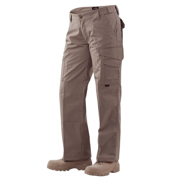 Pantalones tácticos Tru-Spec 24-7 para mujer, resistentes al agua, con bolsillos cargo