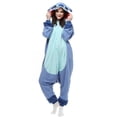 thumbnail image 2 of Adult Women Stitch Pajama Anime Cartoon Sleepwear Outfit Jumpsuit zhangyuxiang LED, 2 of 2