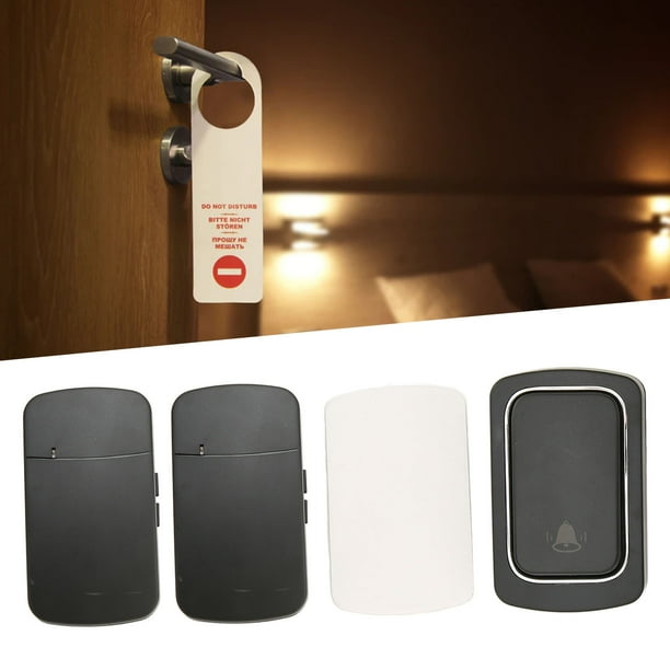Juego De Timbre Inalámbrico, Timbre Autoalimentado IP68, Resistente Al Agua, Sin Cableado, 38 Melodías Para Personas Mayores Para Villa