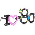 thumbnail image 2 of OULII Round Golden Party Glasses Costume Accessory for Adults Photo Prop 1Pack, 2 of 4