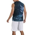 thumbnail image 2 of Sikiie Heart Axolotl Basketball Jersey Reversible Men's Mesh Athletic Sports Shirts Training Practice S-4XL, 2 of 6