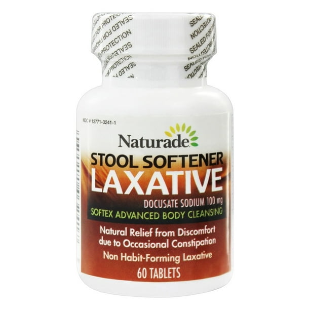 Naturade Softex Stool Softener Laxative 60 Tablets