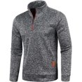 thumbnail image 2 of ORUYROP Sweat à Capuche Zippé pour Hommes, Mode Automne/hiver 2023, Veste Décontractée à Manches Longues, 2 of 4
