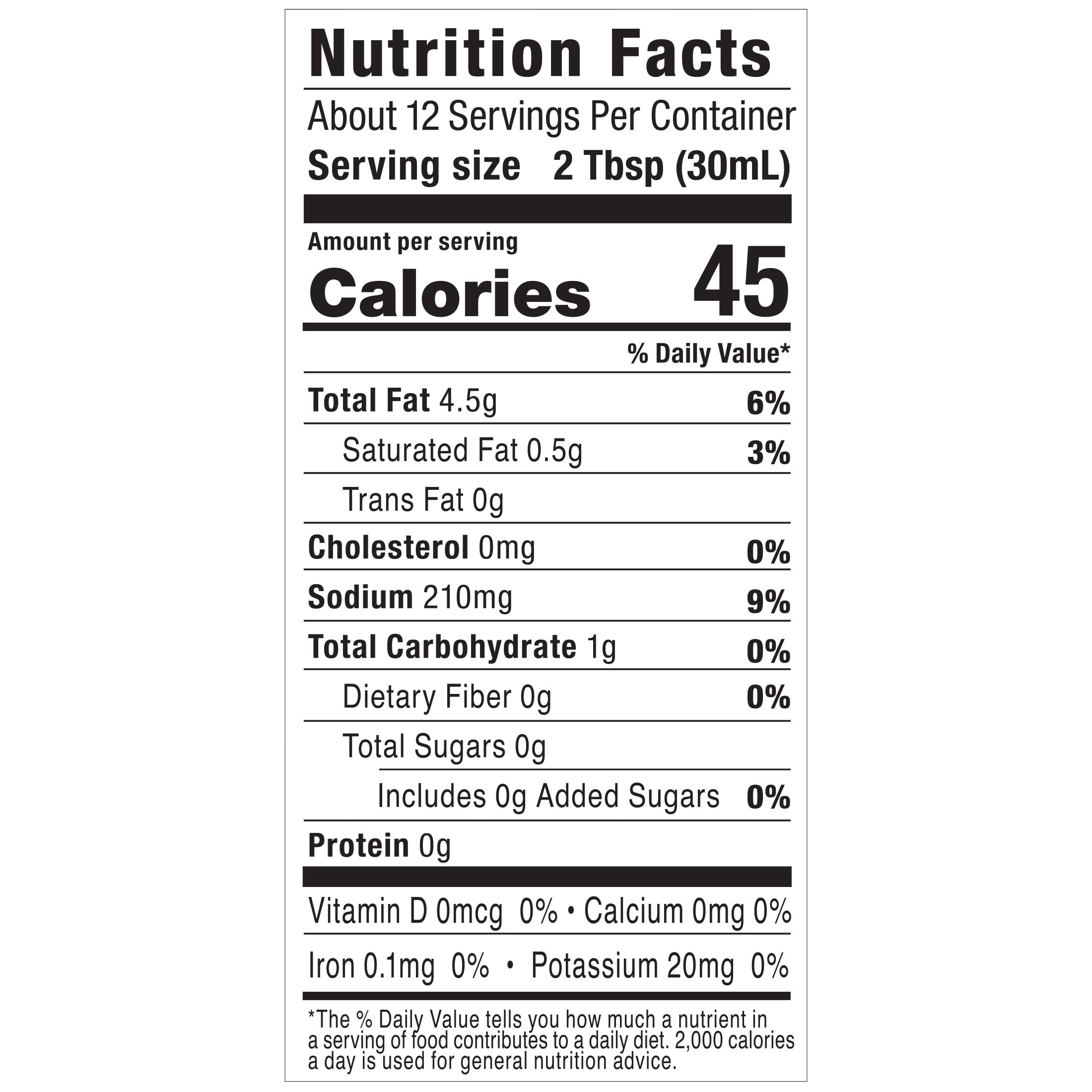G Hughes Zero Sugar Balsamic Vinaigrette Salad Dressing, 12 fl oz
