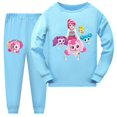 thumbnail image 1 of Juego de pijamas de manga larga para niños Catch Teenieping, camisa y pantalones para niños pequeños, ropa de dormir para niñas de 8 años 4T zhangyuxiang LED, 1 of 2