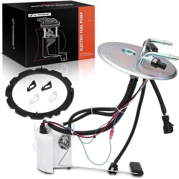 A-Premium Fuel Pump Assembly Compatible with Ford F-250 Super Duty 2000-2004 F-350 F-450 Super Duty 1999-2004 Rear w/California Emissions