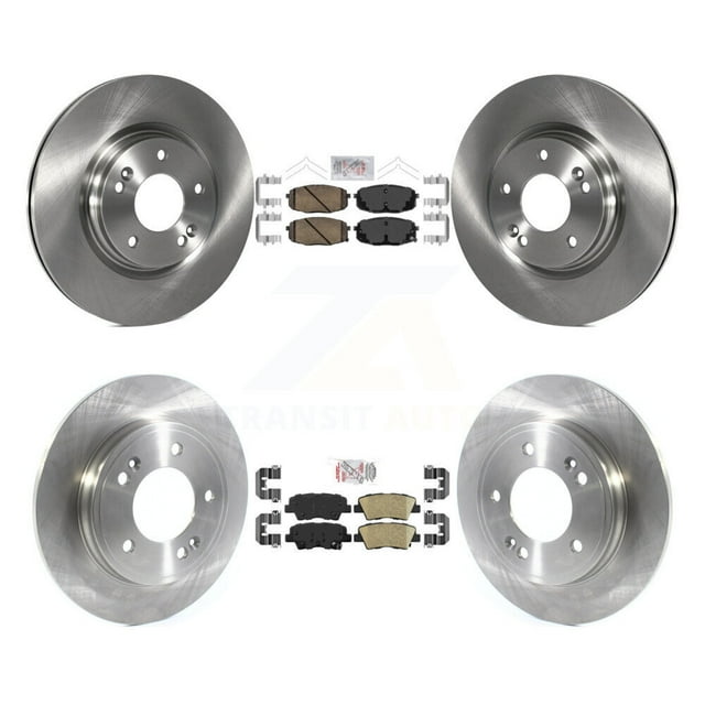 Transit Auto Front Rear Ceramic Pads and Disc Brake Rotors Kit for Car 2020 Kia Forte 1.6L K8A-102823
