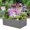 #048-Gray, variant on Kieccall Felt Plant Grow Bag Planting Bucket 19.7 x 11.8 x 7.9 Inch for Indoor Outdoor Flower Vegetable Seedling Nursery Garden Container Gift
