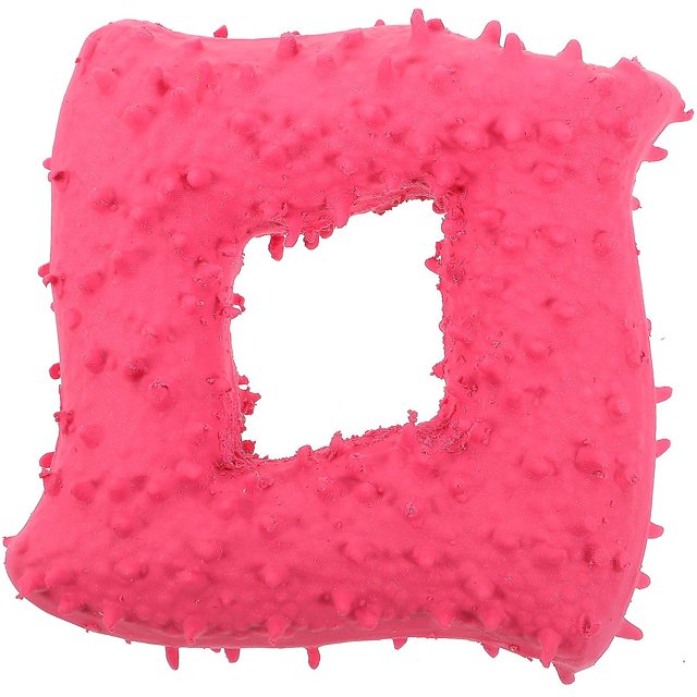 Square Shape Toy Dog Chewing Toy TPR Dog Toy Puppy Interactive Cartoon Shape Toy
