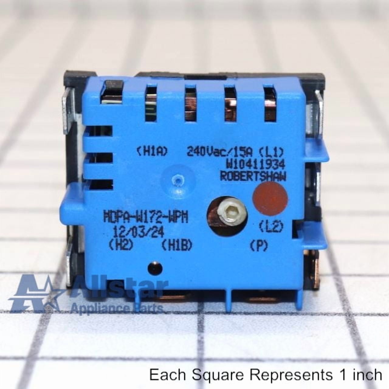 Whirlpool Range/Stove/Oven Surface Element Switch WPW10411934