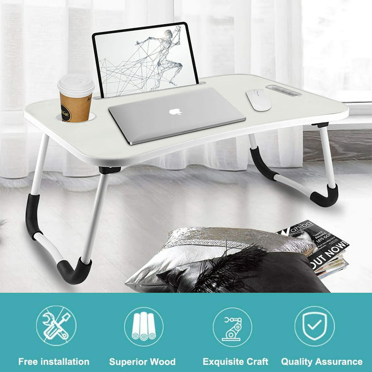Laptop Desk, Built-in Mouse Pad and Wrist Pad, Bed Desk, Office Laptop Desk  - Laptop desk, laptop table; felt message board, letter board, Plastic  letter board; pet bed, clothes, Office, Household, Pet