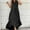 Black, variant on Tbopshirt Wedding Guest Dresses for Women,Fashion Women's Spring/Summer Leisure V-neck Solid Button Sleeveless Dress
