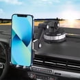 thumbnail image 3 of BUYISI Car Mobile Phone Holder Auto Dashboard Windshield Large Suction Cup Stand Green, 3 of 5