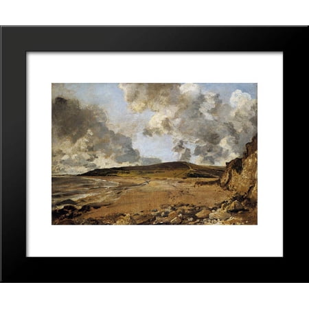 Weymouth Bay with Jordan Hill 20x24 Framed Art Print by John Constable