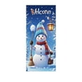 thumbnail image 2 of ToyKingdee Merry Christmas Snowman Front Door Cover Decorations, Xmas Tree Gifts Snow Decorative Banner Background, Winter Holiday Home Decor, 2 of 6