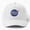 White, variant on Space Cadet Baseball Cap, Cosmic Explorer Statement Graphic Design, Classic Hat