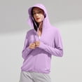 thumbnail image 4 of Women's UPF 50+ Swim Cover Up Sun Protection Hoodie SPF Lightweight Jacket Long Sleeve Beach Ups for Women, 4 of 8
