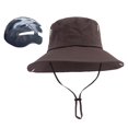 thumbnail image 3 of Sombrero de pescador con cuerdas Sunnimix Empacable para pesca de Escapada de golf, 3 of 8