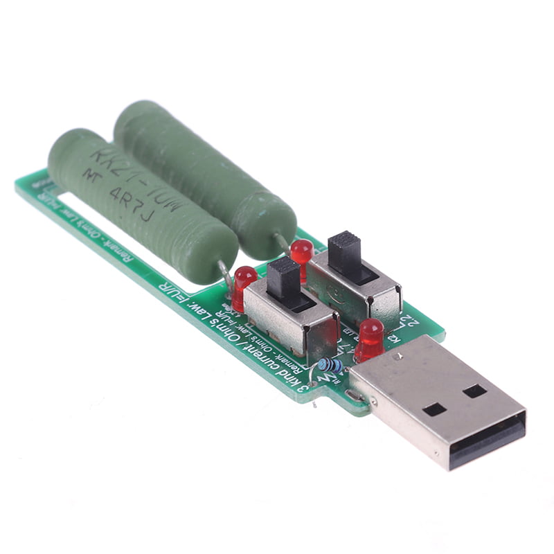 2 pcs RD Electronic Load resistor USB Current Tester Discharge Battery  Capacity 