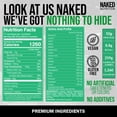 thumbnail image 5 of NAKED Double Chocolate Vegan Mass - 1,260 Calories, 50G Protein, Nothing Artificial, All Natural Chocolate Weight Gainer Protein Powder - 8Lb Bulk, GMO Free, Gluten Free & Soy Free, 5 of 9