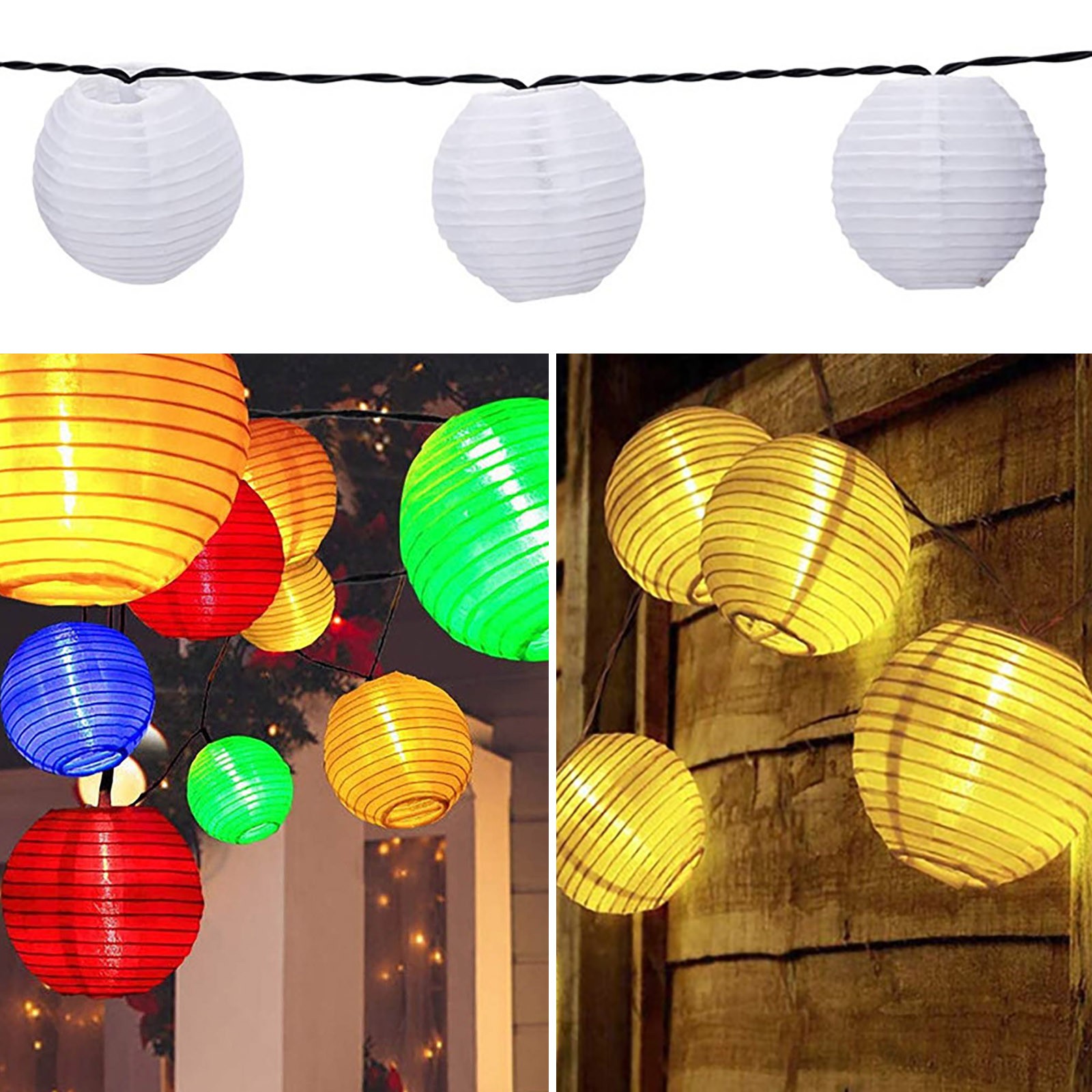 Led Dome Christmas Lights Solar Garden Lamp Waterproof 10 Outdoor Solar String Lights For Garden Outdoor Wedding Party 20led Warm Lights Wire - image 4 of 9