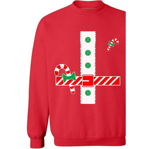 Awkward Styles Santa Sweater Christmas Sweatshirt Santa Suit Funny Christmas Sweater Funny Santa Claus Christmas Christmas Sweatshirt for Men and for Women Holiday Sweatshirt