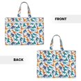 thumbnail image 2 of Kdxio Block Dinosaur File Tote Document Bag Business Briefcase Bag Document Organizer Tote Briefcase for Letter A4 Files Business Teacher Office Bag, 2 of 8