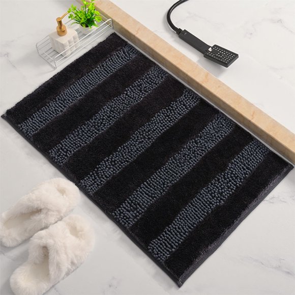 onlyliua para Interior/Exterior Alfombra de Baño de Hilo de Perla para El Hogar, Alfombra Antideslizante para Baño, Alfombra para Puerta, Alfombrilla Absorbente de Agua para Inodoro y Baño