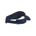 thumbnail image 4 of Glitter Sequin Visor - Navy, 4 of 4