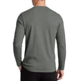 thumbnail image 4 of Mfakffe Mens Long Sleeve Tee Shirts Spring Fall Crew Neck Tops Solid Casual Basic Tees Soft Stretch T-Shirts For Daily Wear, 4 of 4