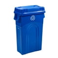 thumbnail image 1 of United Solutions 23 Gallon Highboy Kitchen Recycling Bin with Swing Lid, Blue, 1 of 9