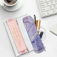 thumbnail image 7 of FINPAC 2-Pack Elastic Pencil Case for Notebook, Leather Pen Holder Stationery Zipper Bag for Pencils, Markers, Pen Pouch w/Elastic Band for Bible Journaling, Planners, Tablets, 7 of 7