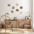 thumbnail image 6 of 10pcs Acrylic Mirror Sheets for Wall Decorations Flat Round White 150x0.8mm, 6 of 6