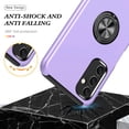 thumbnail image 4 of Galaxy A14 5G Case for Samsung Galaxy A14 5G Case  Grade Shockproof Built-in Ring Holder Kickstand Car Mount  Heavy Duty Protective Case for Galaxy A14 5G Phone Case (Purple), 4 of 14