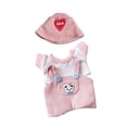 thumbnail image 4 of Ropa para muñecas de peluche Perfecl conjunto de pantalones rosa 15 a 17 cm, 4 of 8