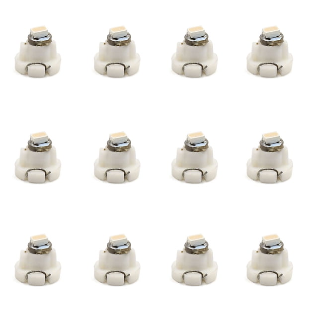 12Pcs DC 12V T3 Bombilla LED Rosado 1206SMD Luz de Tablero Panel de Instrumentos Auto