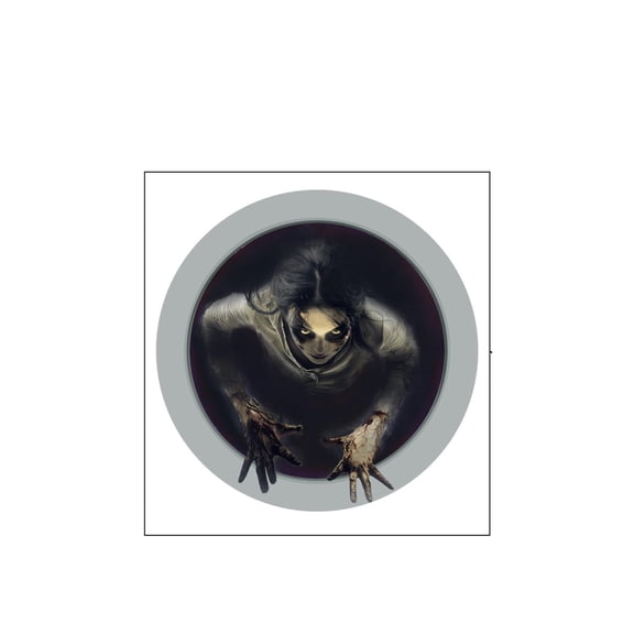 Halloween Window Clings 3D Scary Wall Decal Haunted House Decor Creepy Spooky Wall Decor for Halloween Party Events Gatherings Vinyl Decal
