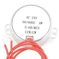 thumbnail image 3 of CCW/CW Direction 50/60Hz Frequency 5-6RPM Electric Synchronous Motor  24V 4W, 3 of 4