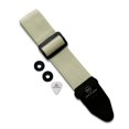 thumbnail image 2 of Riffi Audio Guitar & Bass Strap Cream with Pick and Strap Locks 2-Inch, 2 of 5