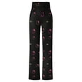 thumbnail image 6 of Hello Kitty Women's Wide Leg Yoga Pant Comfy Loose Sweatpants High Waist Lounge Casual Athletic Pant Workout Joggers Pant, 6 of 7