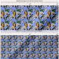thumbnail image 2 of Soimoi Cotton Poplin Fabric Macaw Parrot,Leaves & Waterlily Floral Printed Craft Fabric by the Yard 56 Inch Wide, 2 of 7