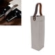 thumbnail image 4 of Whataatahia Bolsa de vino tinto Bolsas de regalo de papel kraft para vino para 1 botella reutilizable con asas para compras de fiesta de Navidad Gris, 4 of 8