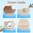 thumbnail image 3 of Caja nido GINDOOR, pajarera transparente para periquitos, 3 of 7